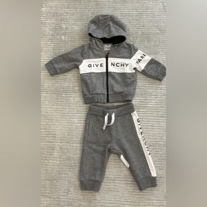 Givenchy baby boy sweatsuit 6 months